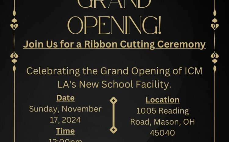 Grand Opening of ICM LA’s new School Facility